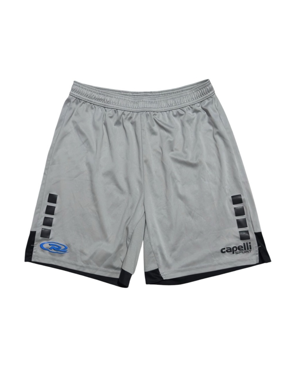 Capelli Sport Men's RUSH CS Dry Grey Athletic Soccer Shorts EUC